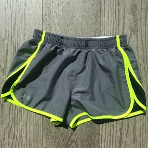 Grey Underarmour Running Shorts
